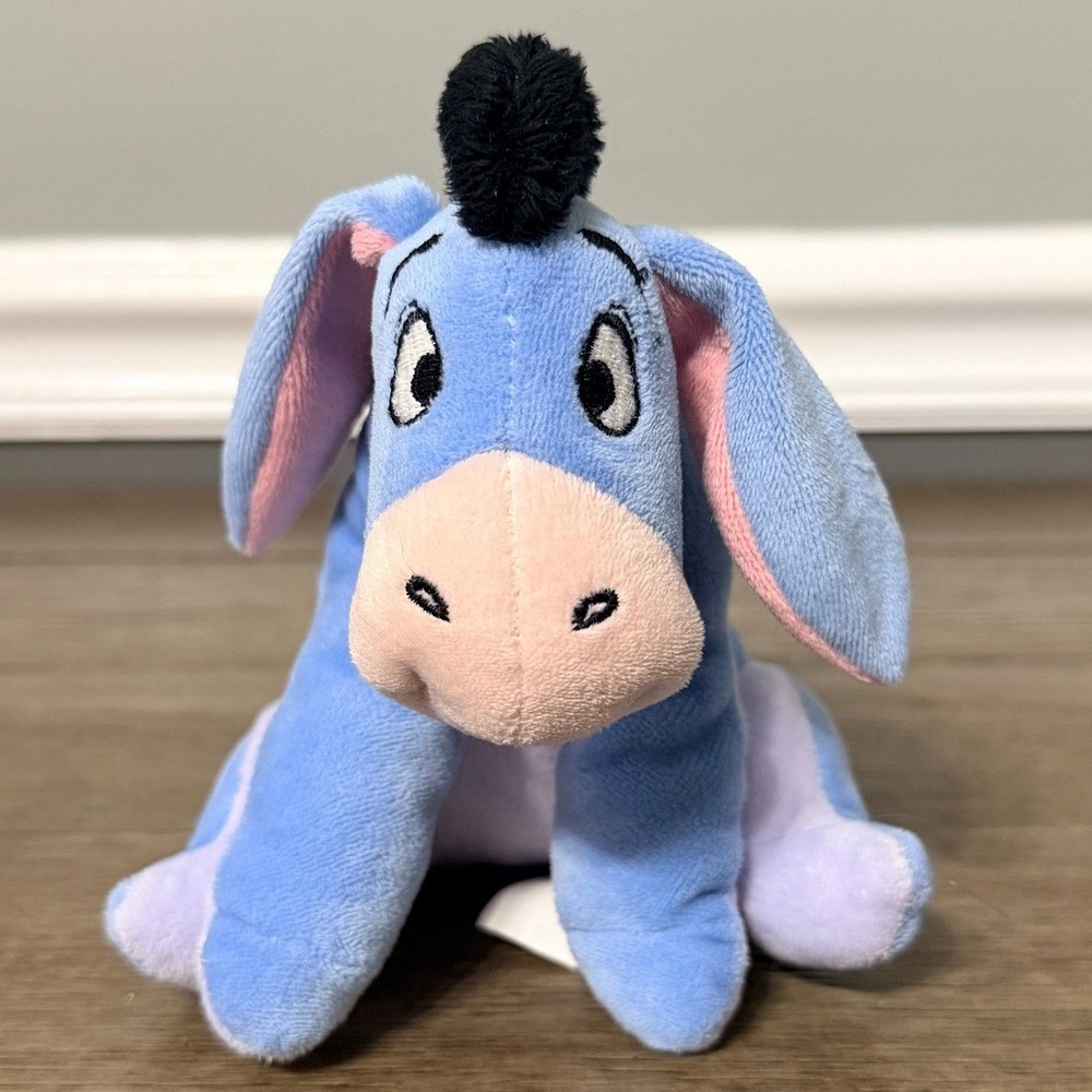 Disney Eeyore Plush Winnie the Pooh Nicotoy Blue Donkey Stuffed Animal